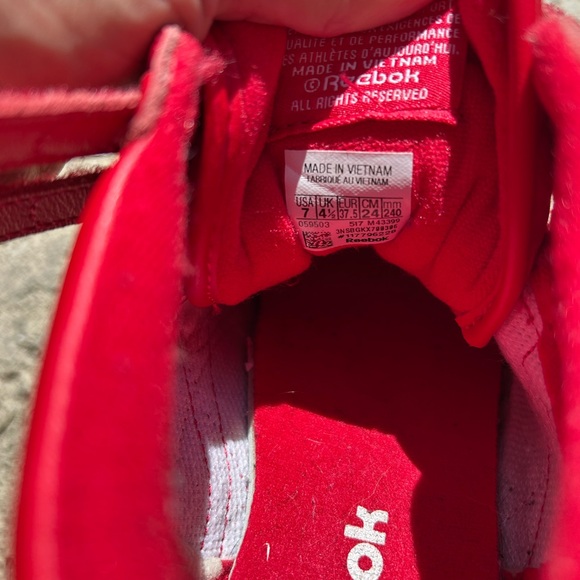 Reebok Freestyle Hi Vibrant Red Sneakers ❤️💋 - Picture 10 of 12